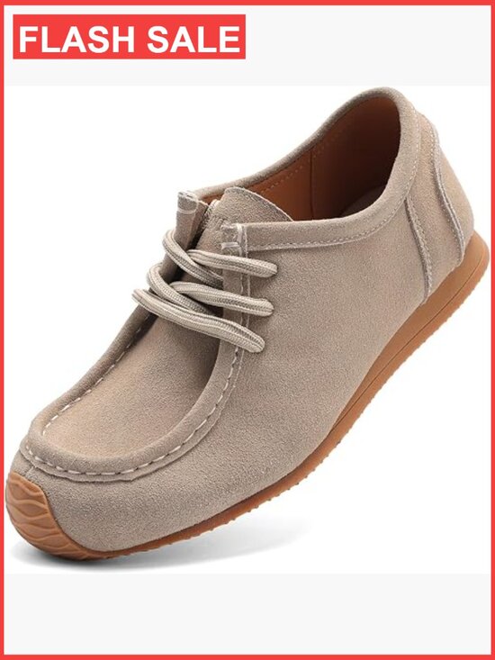 Amazon.com | Women Comfortable Suede Loafers Rubber Sole  Women\'s Suede Loafers Slip-On Driving Mocc Casual Work Shoes Comfortable